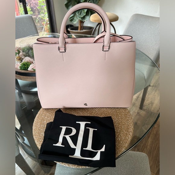 Ralph Lauren's Hanna Satchel Pink Opal - Picture 8 of 8